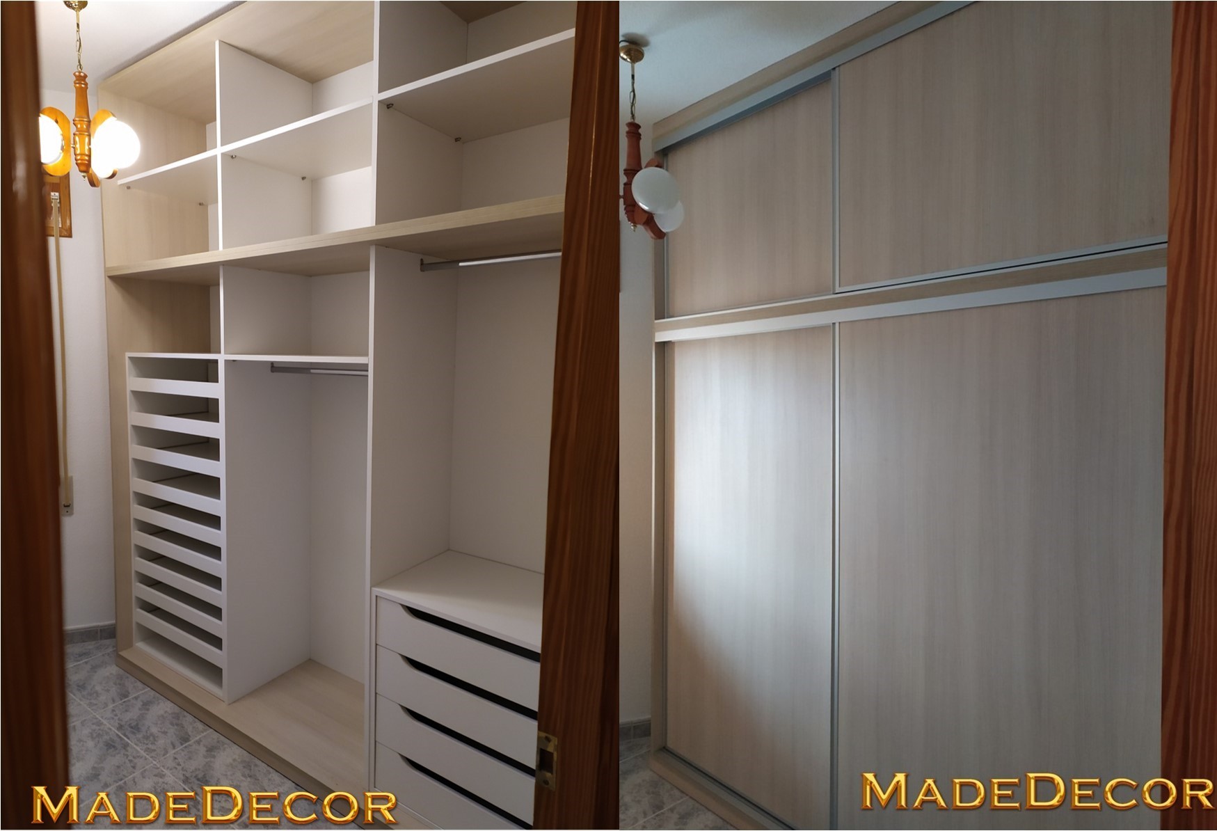 Armarios y Vestidores en Madera y Derivados